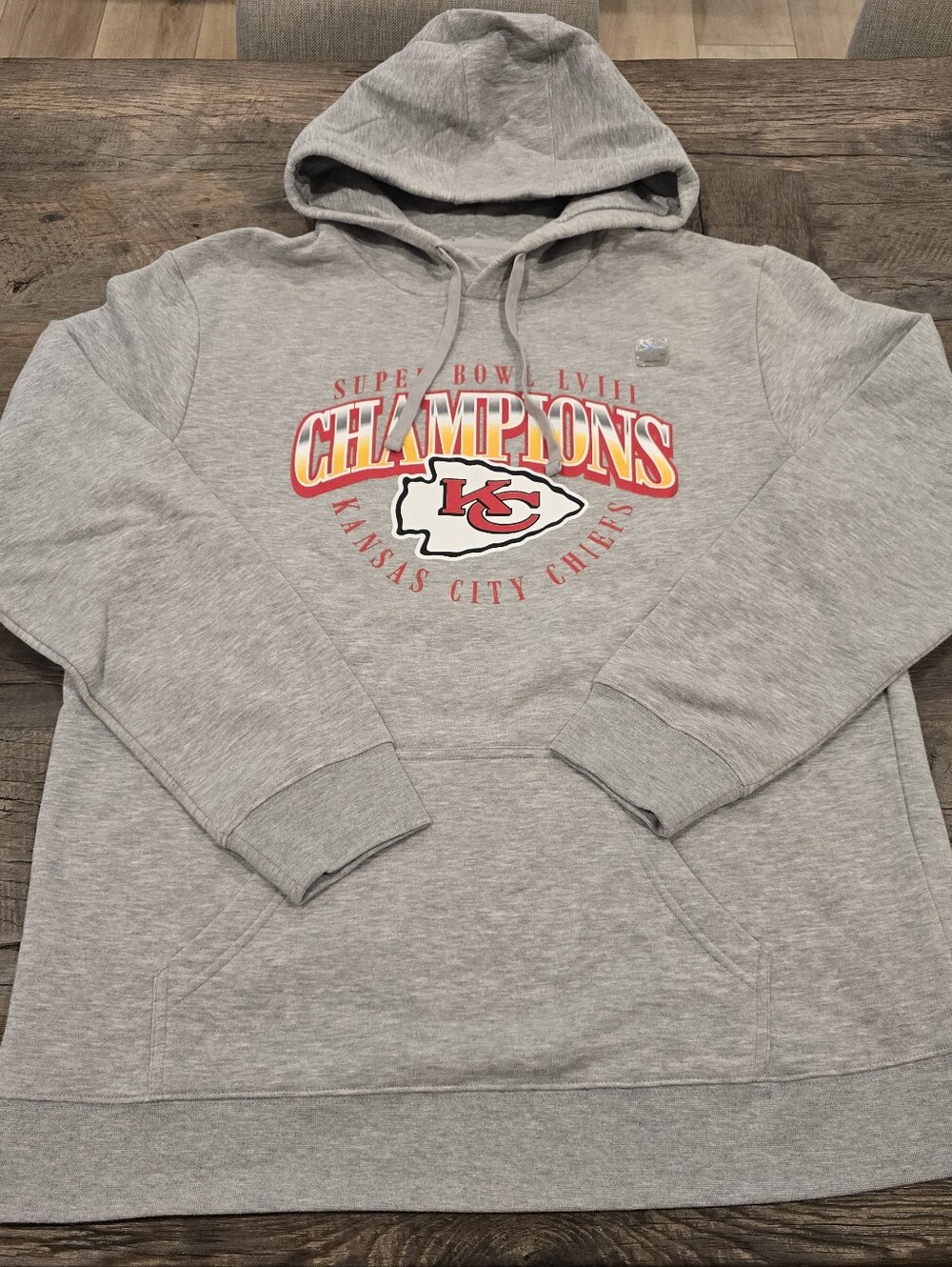 NFL KANSAS CITY CHIEFS SUPER BOWL CHAMPIONS HOODIE MENS